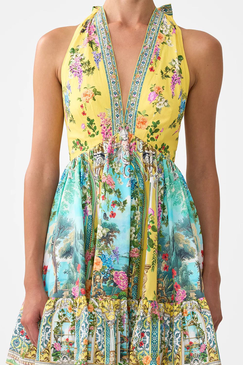 RUFFLE HEM HALTER SHORT DRESS TALES OF TOPKAPI PALACE - Image 6