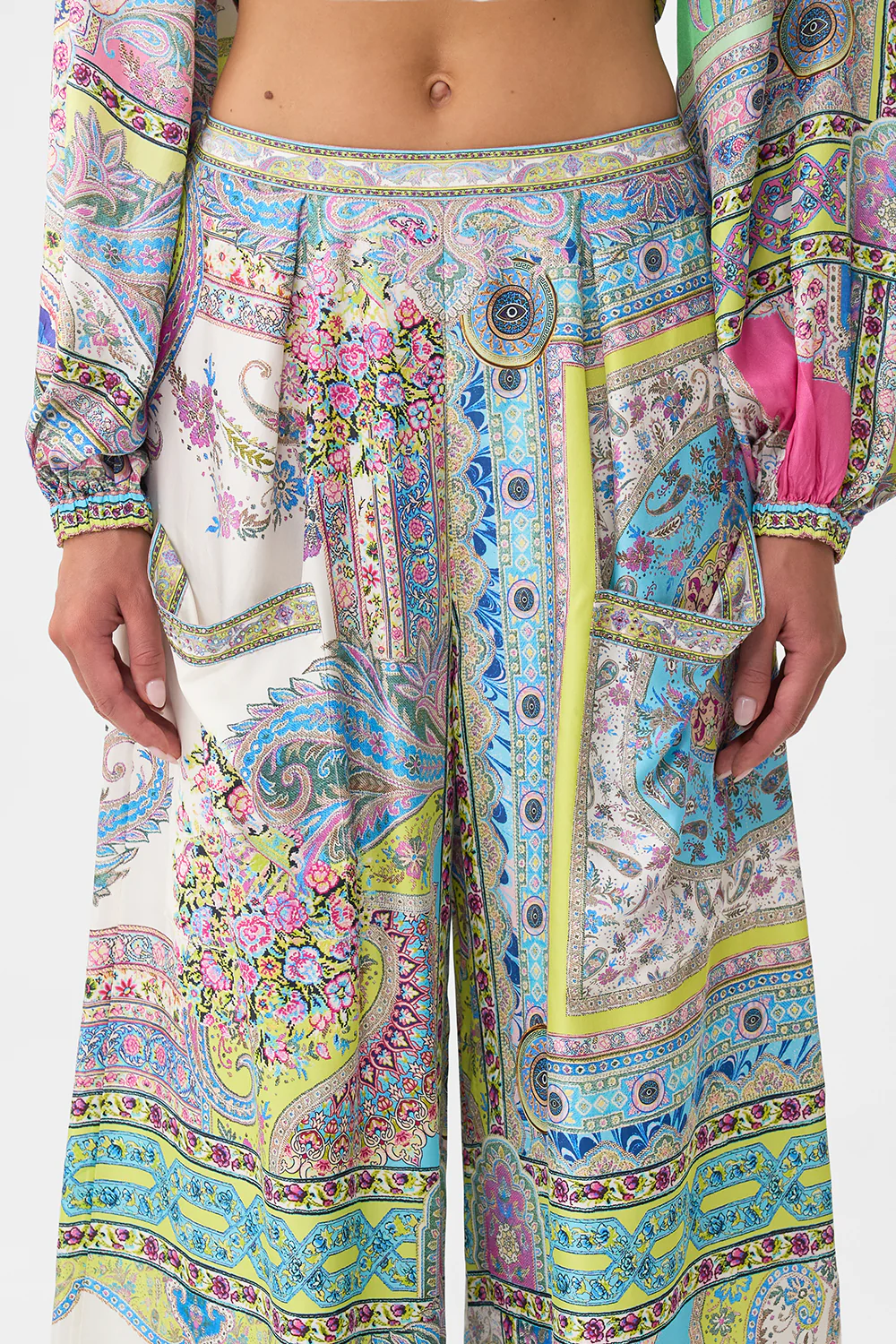 WIDE LEG TROUSER WITH FRONT POCKETS MAGIC CARPET RIDE - Image 6