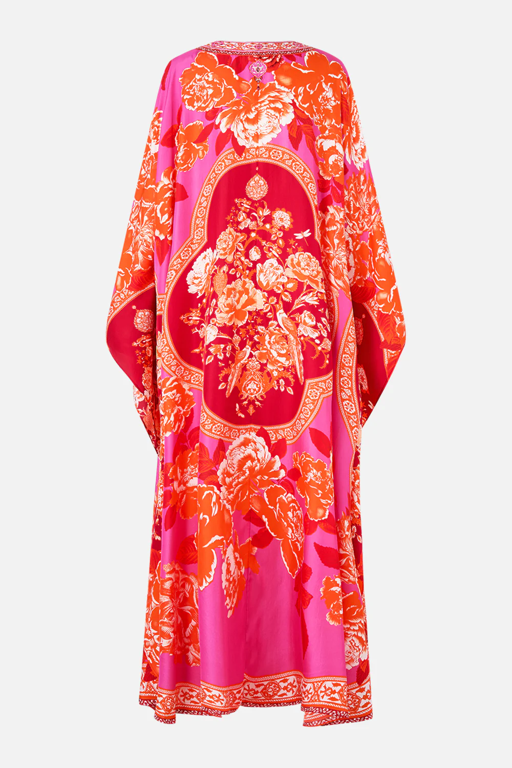 V NECK KAFTAN WITH FRONT WELT POCKETS TILES OF TÜRKIYE - Image 6