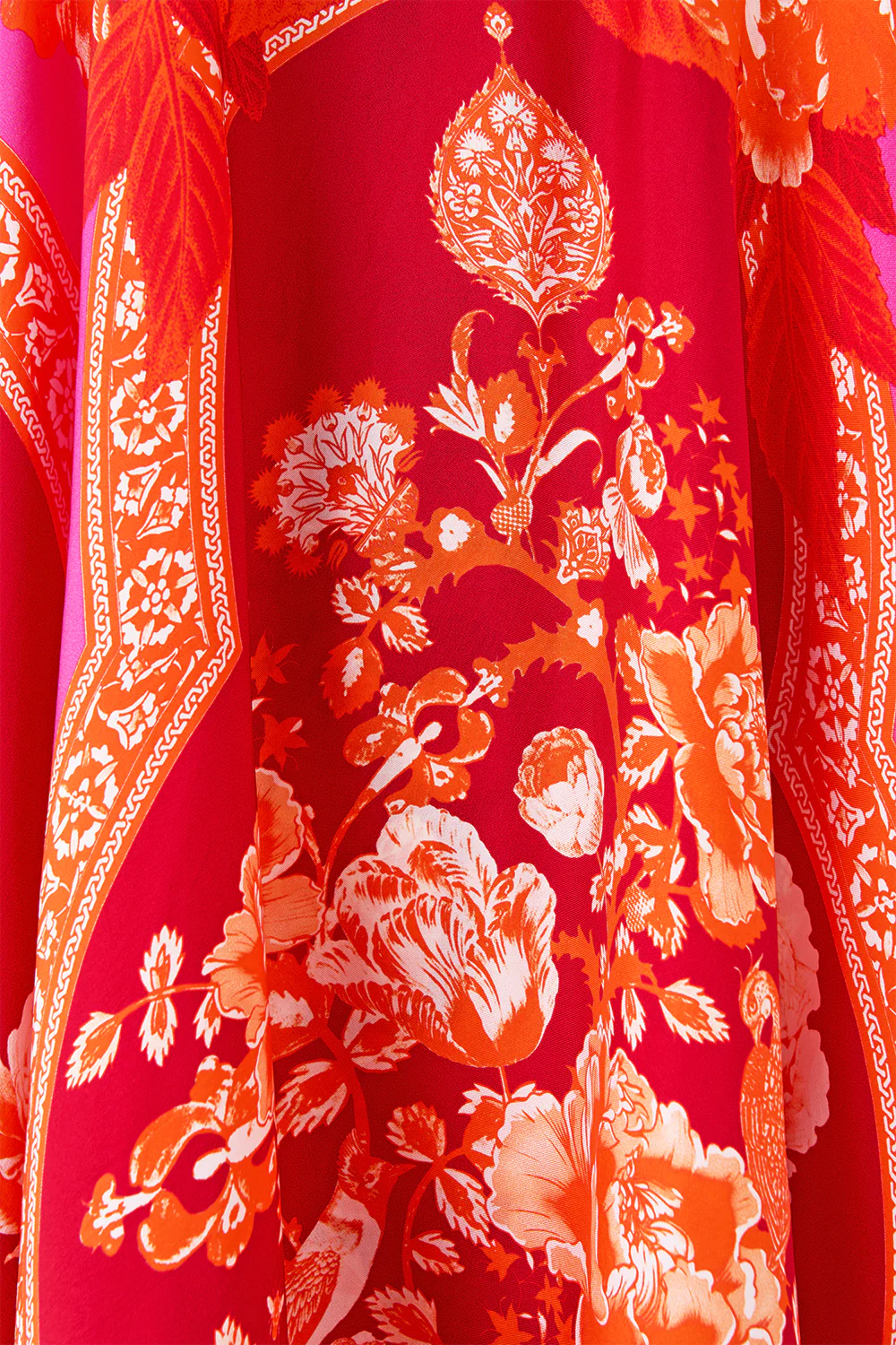 STRAPLESS MAXI WITH RUFFLE HEM TILES OF TÜRKIYE - Image 7
