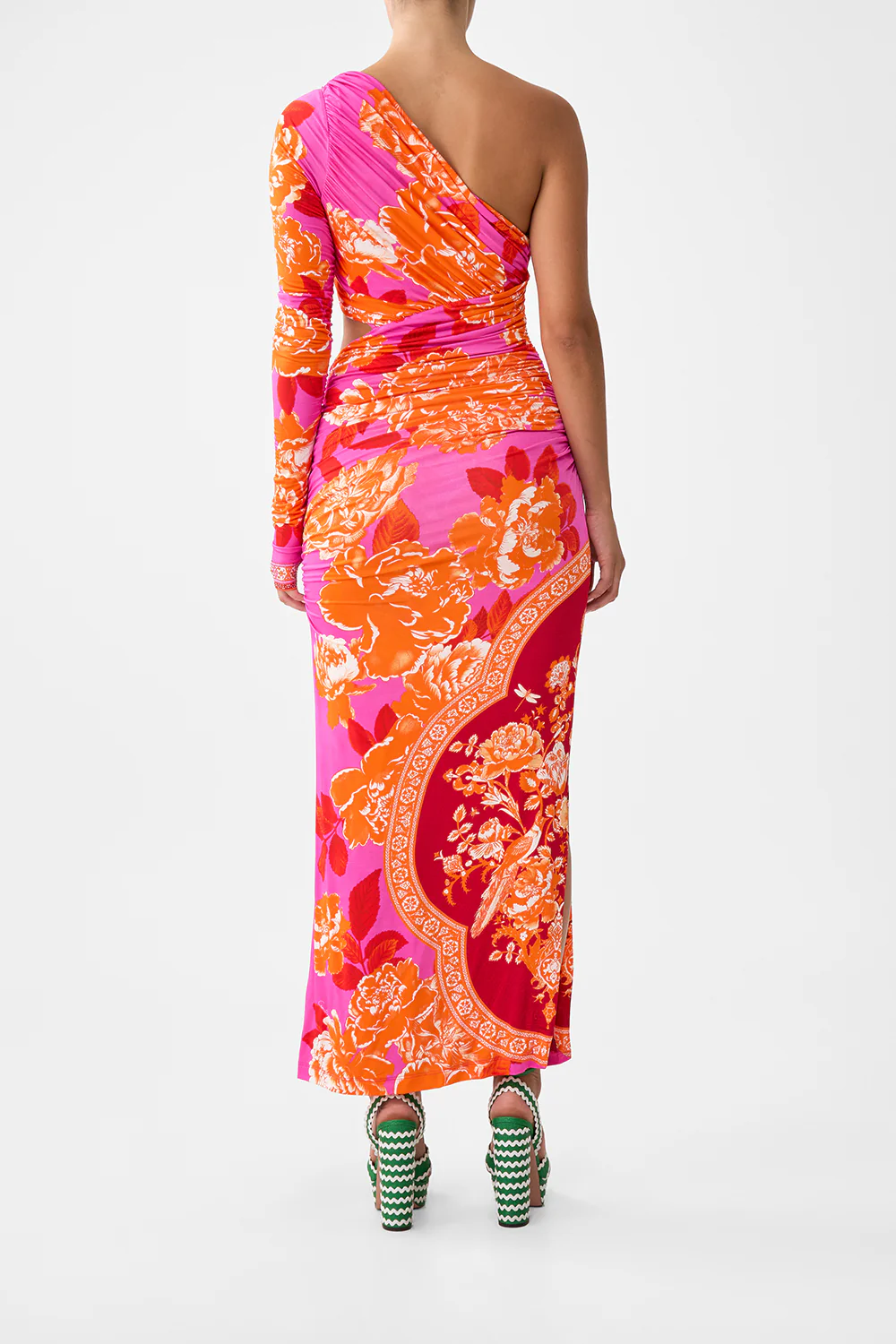 ONE SHOULDER JERSEY CUT OUT DRESS TILES OF TÜRKIYE - Image 2