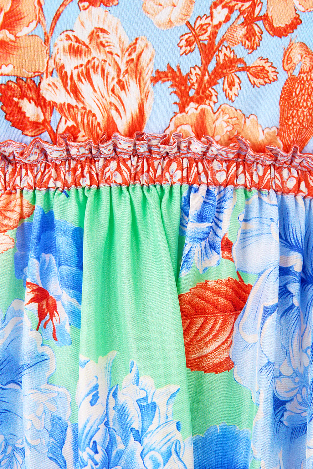SHORT DRESS WITH JERSEY BODICE TOPKAPI POP - Image 8