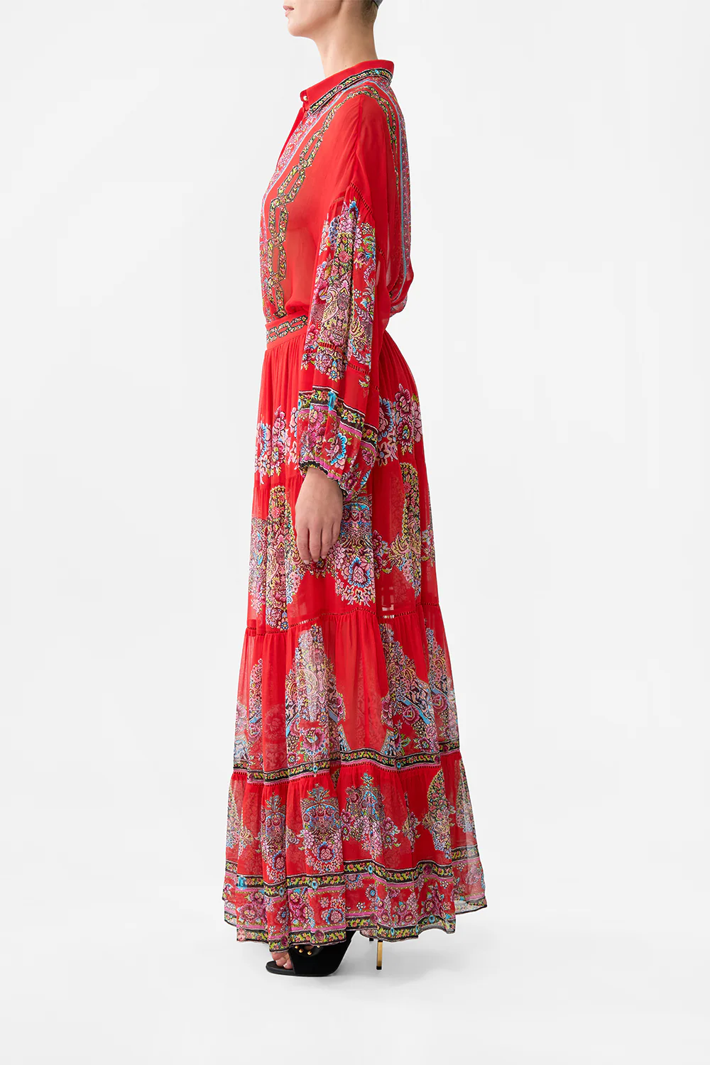 TIERED MAXI SKIRT ARTISANS OF ANATOLIA - Image 4