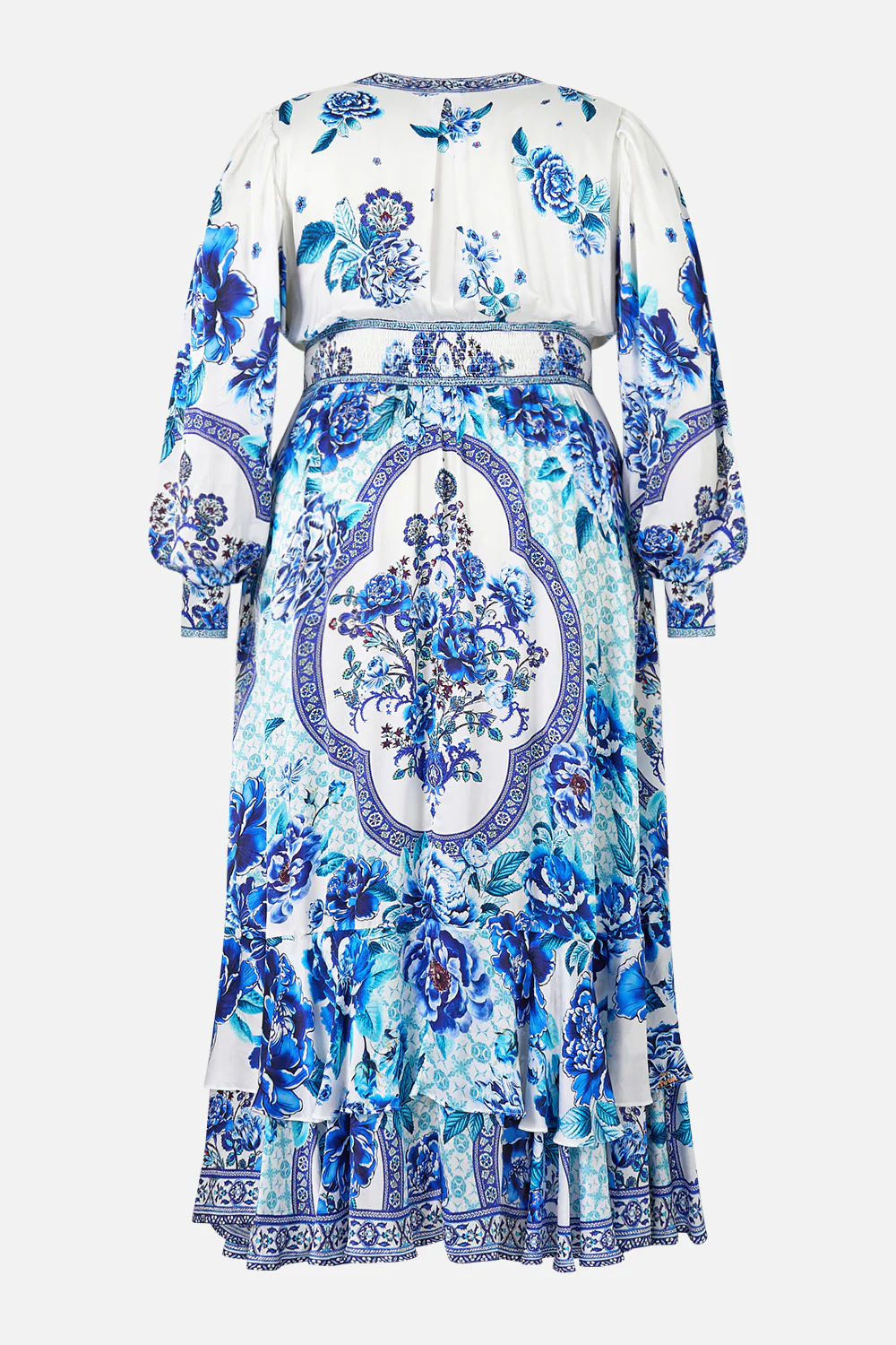 LONG BUTTON FRONT DRESS A CERAMIC GARDEN - Image 12