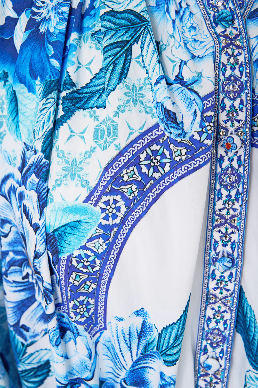 PUFF SLEEVE MIDI SHIRT DRESS A CERAMIC GARDEN - Image 8