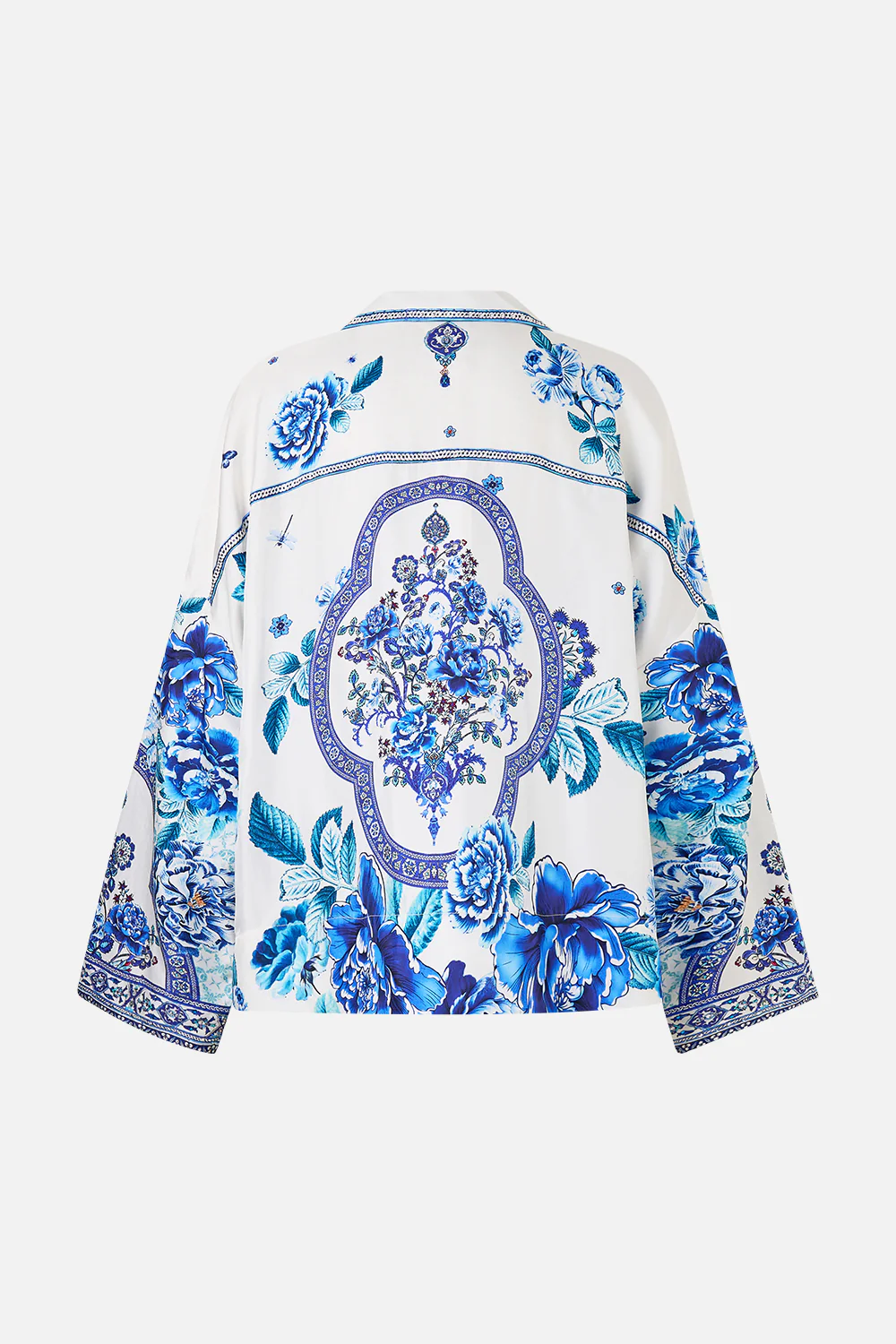 CROPPED RELAXED SHIRT A CERAMIC GARDEN - Image 7