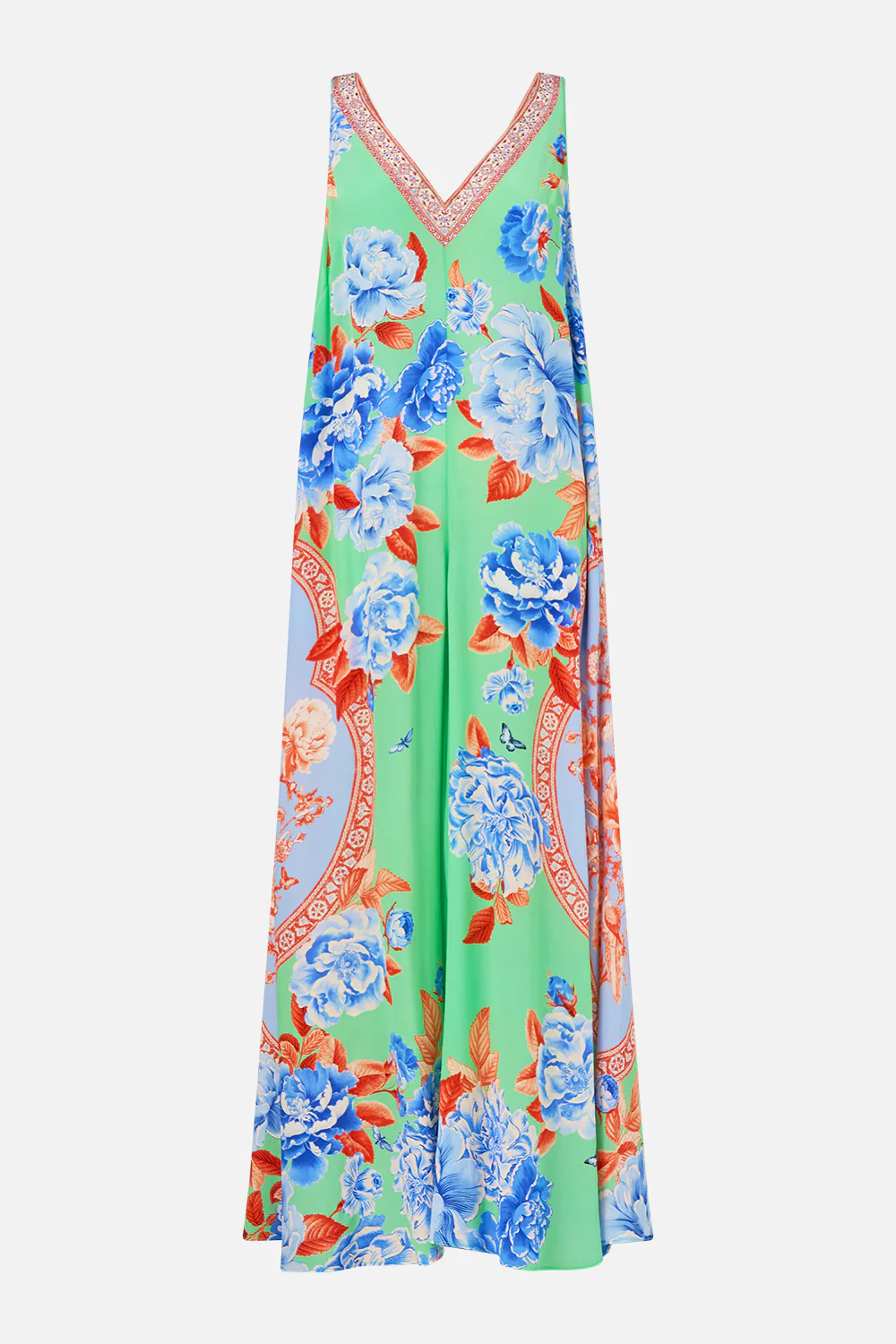 V NECK FLARED JUMPSUIT TOPKAPI POP - Image 3