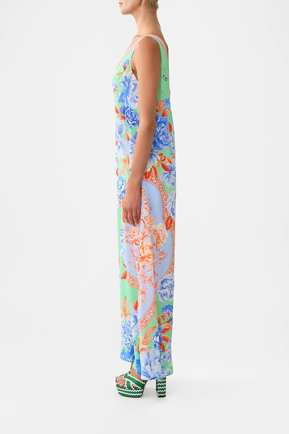 V NECK FLARED JUMPSUIT TOPKAPI POP - Image 4