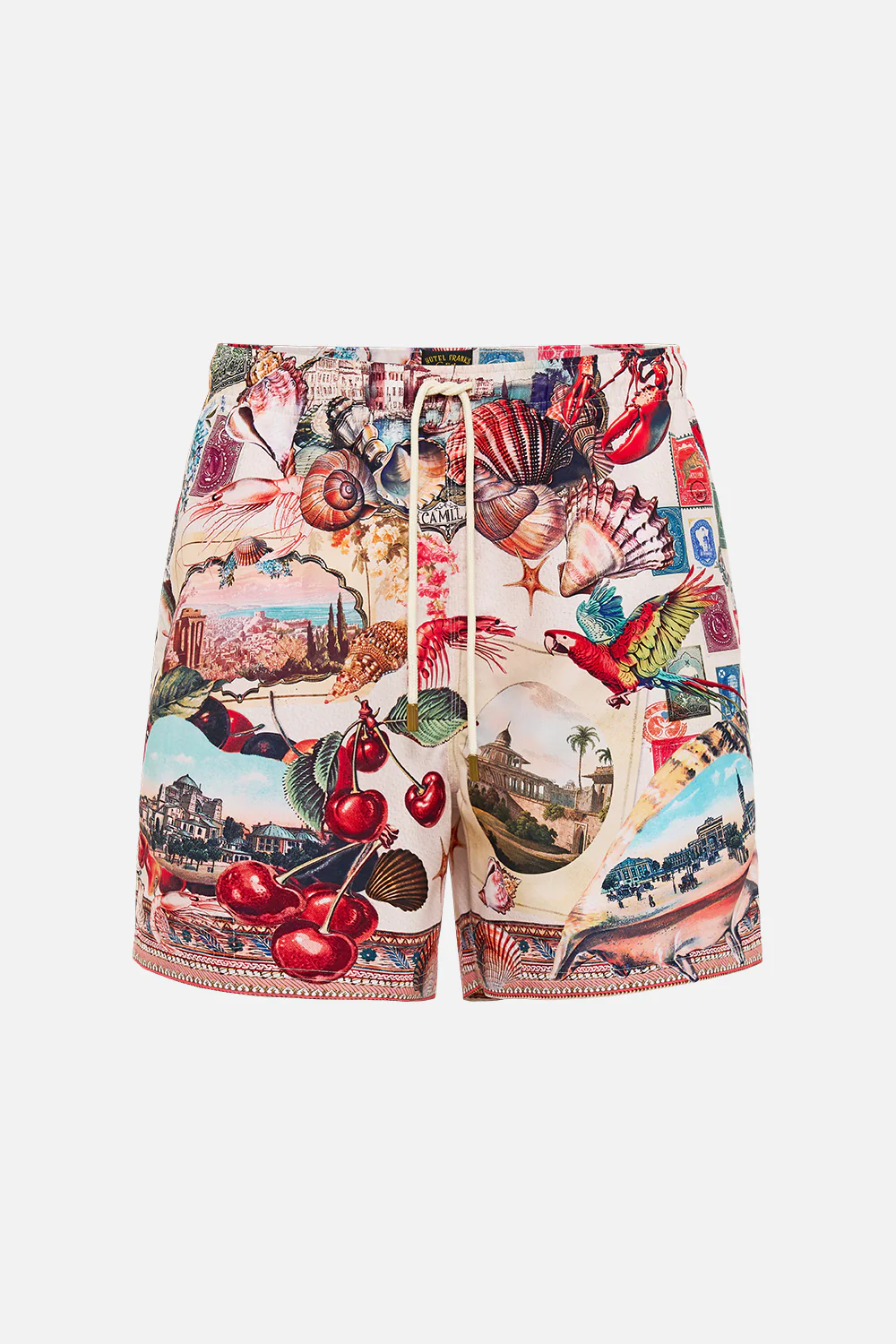 MID LENGTH BOARDSHORT WITH ELASTIC WAIST NOTES FROM THE ROAD - Image 3