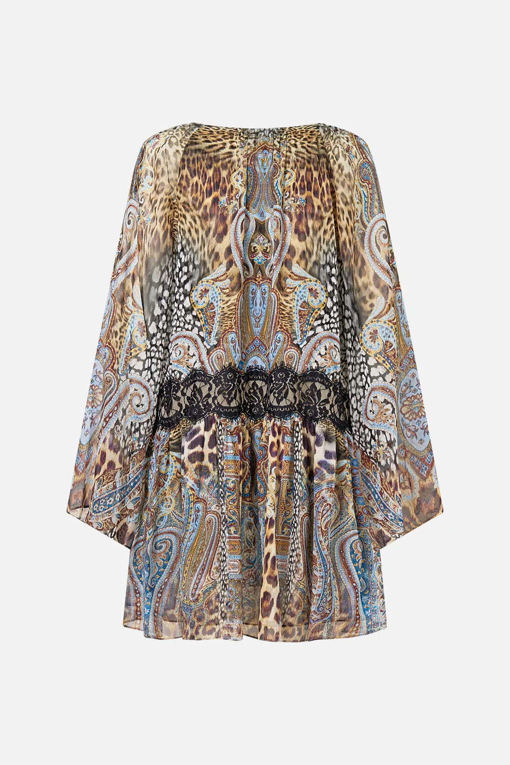 RELAXED SHORT DRESS WITH DROPPED WAIST ISTANBUL ANIMALIA - Image 6
