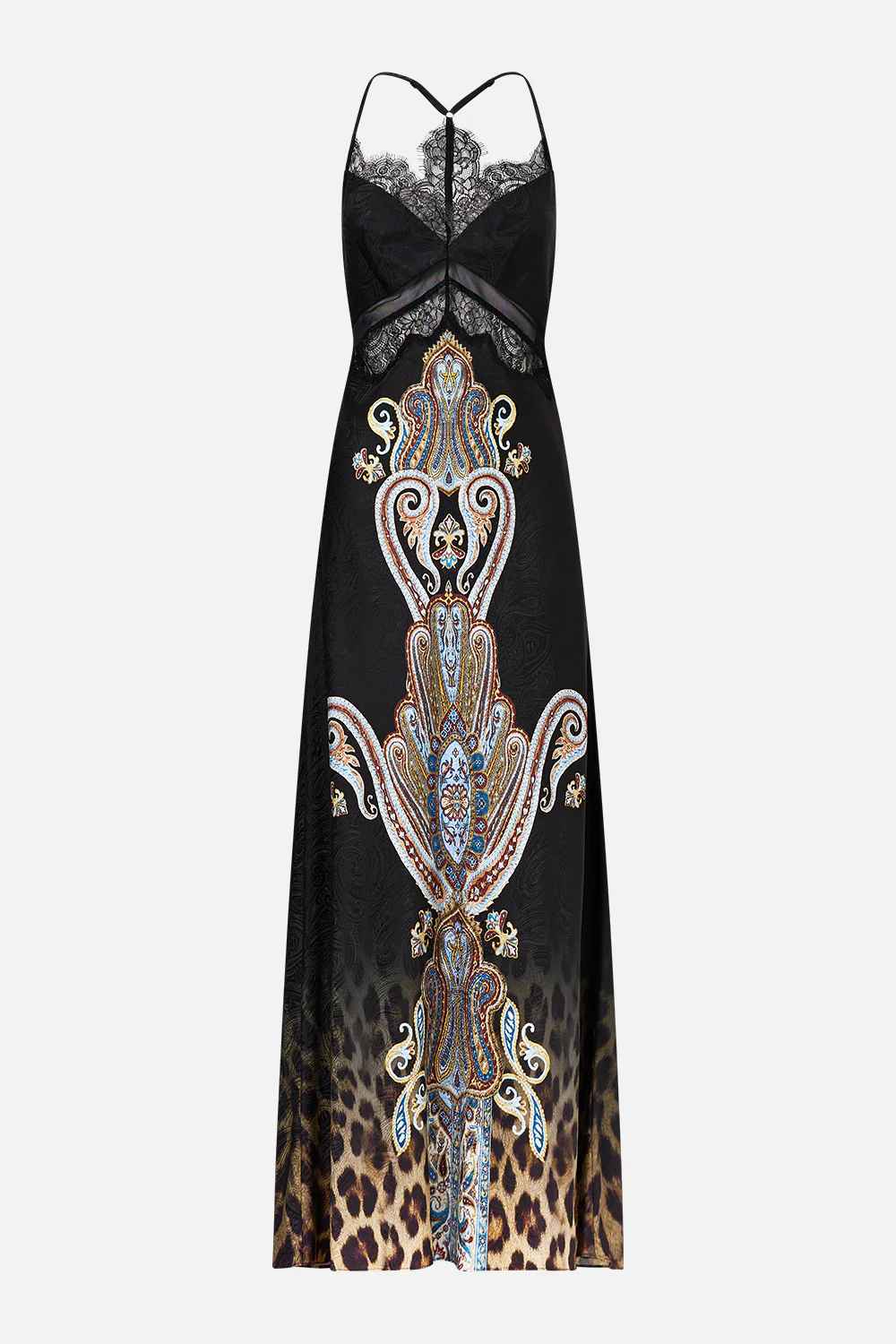 LACE SPLICE BIAS LONG DRESS ISTANBUL ANIMALIA - Image 3
