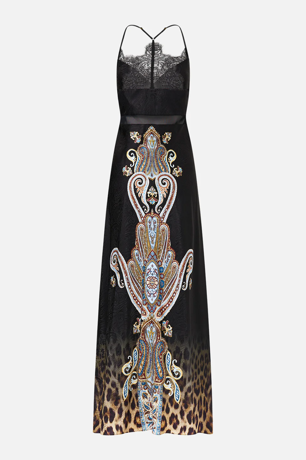 LACE SPLICE BIAS LONG DRESS ISTANBUL ANIMALIA - Image 7