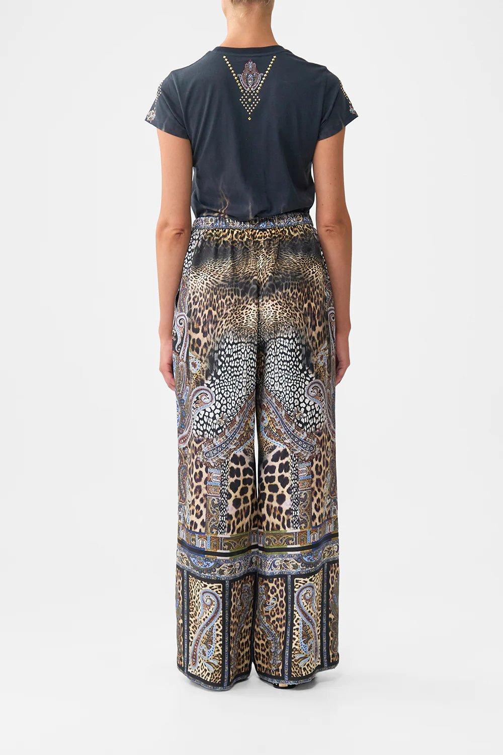 BUTTON FRONT LOUNGE PANT ISTANBUL ANIMALIA - Image 2
