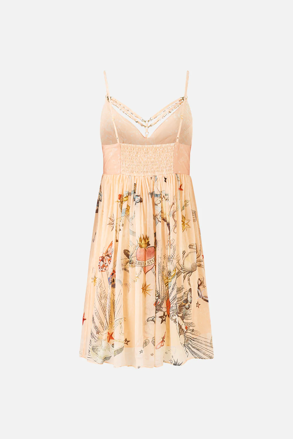 DOUBLE STRAP DETAIL SHORT DRESS HOUSE OF HOROSCOPES - Image 6