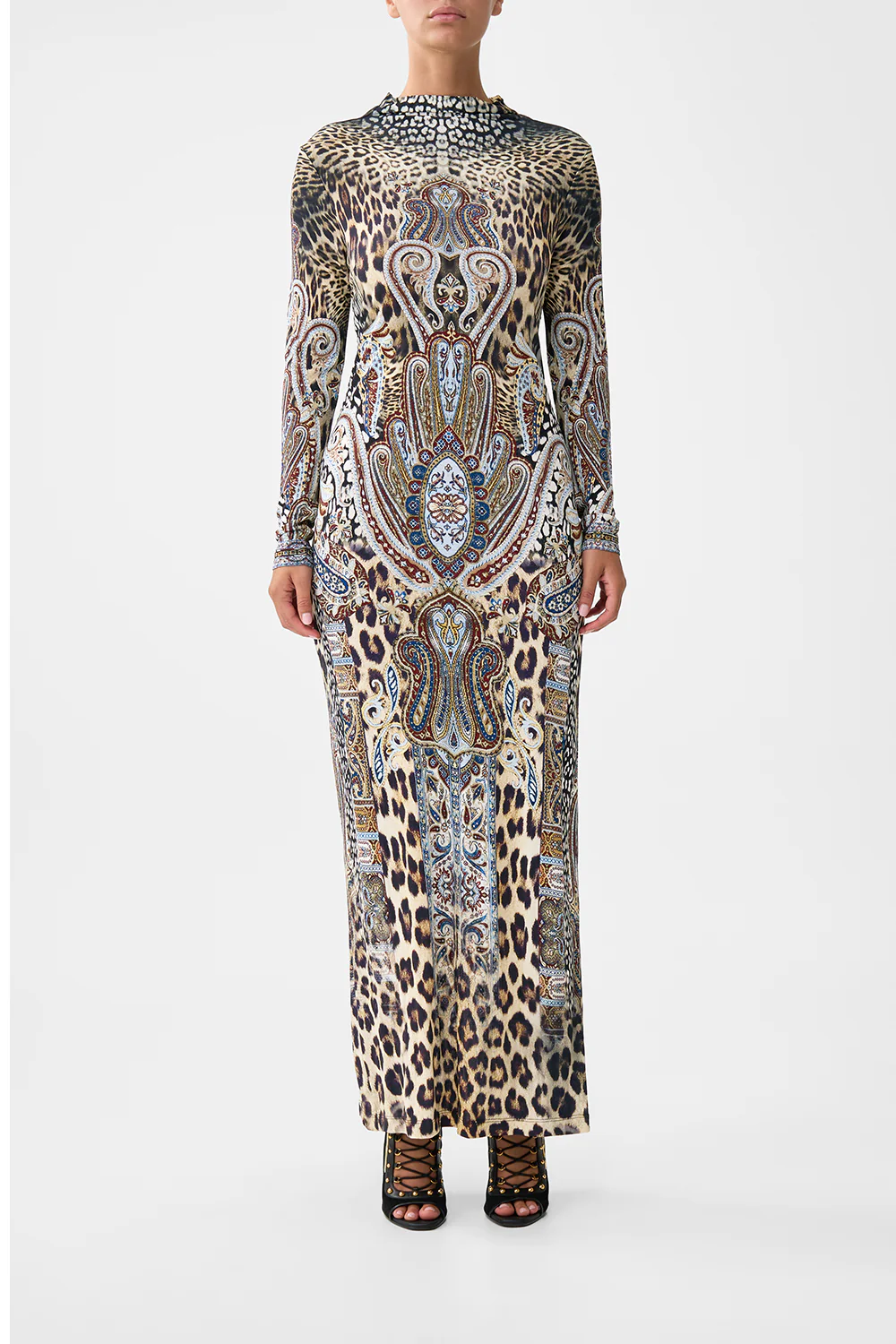 BACK DETAIL JERSEY DRESS ISTANBUL ANIMALIA