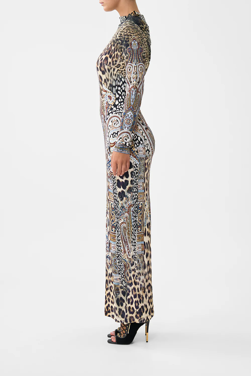 BACK DETAIL JERSEY DRESS ISTANBUL ANIMALIA - Image 4