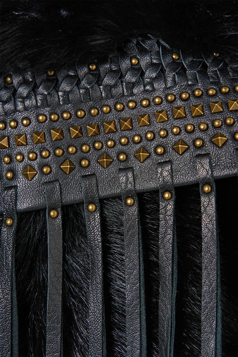 SHEARLING COAT WITH REMOVABLE FRINGING ISTANBUL ANIMALIA - Image 9
