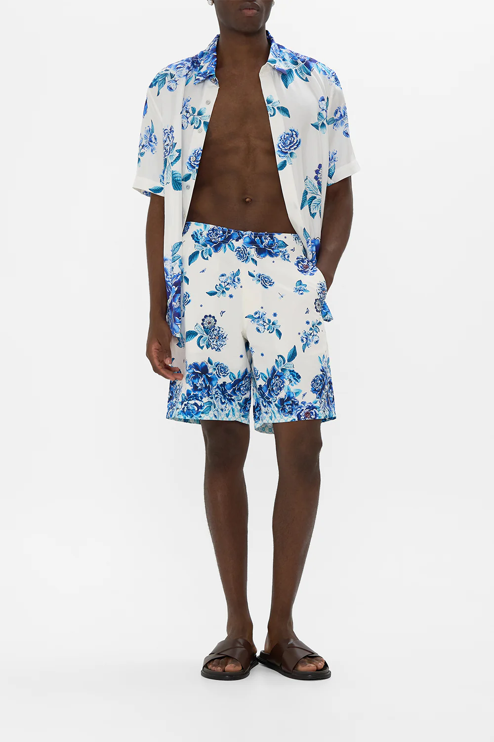 MID LENGTH TRAIL SHORT WITH FIXED WAIST A CERAMIC GARDEN - Image 7