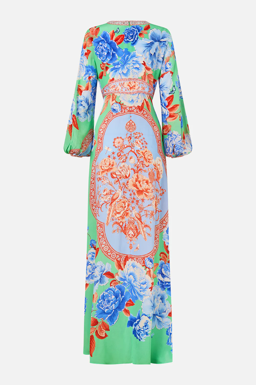PRINTED LANTERN SLEEVE DRESS TOPKAPI POP - Image 7
