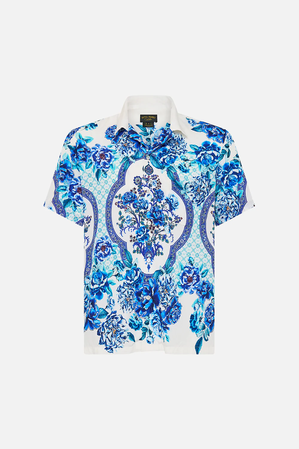 SHORT SLEEVE CAMP COLLARED SHIRT A CERAMIC GARDEN - Image 3