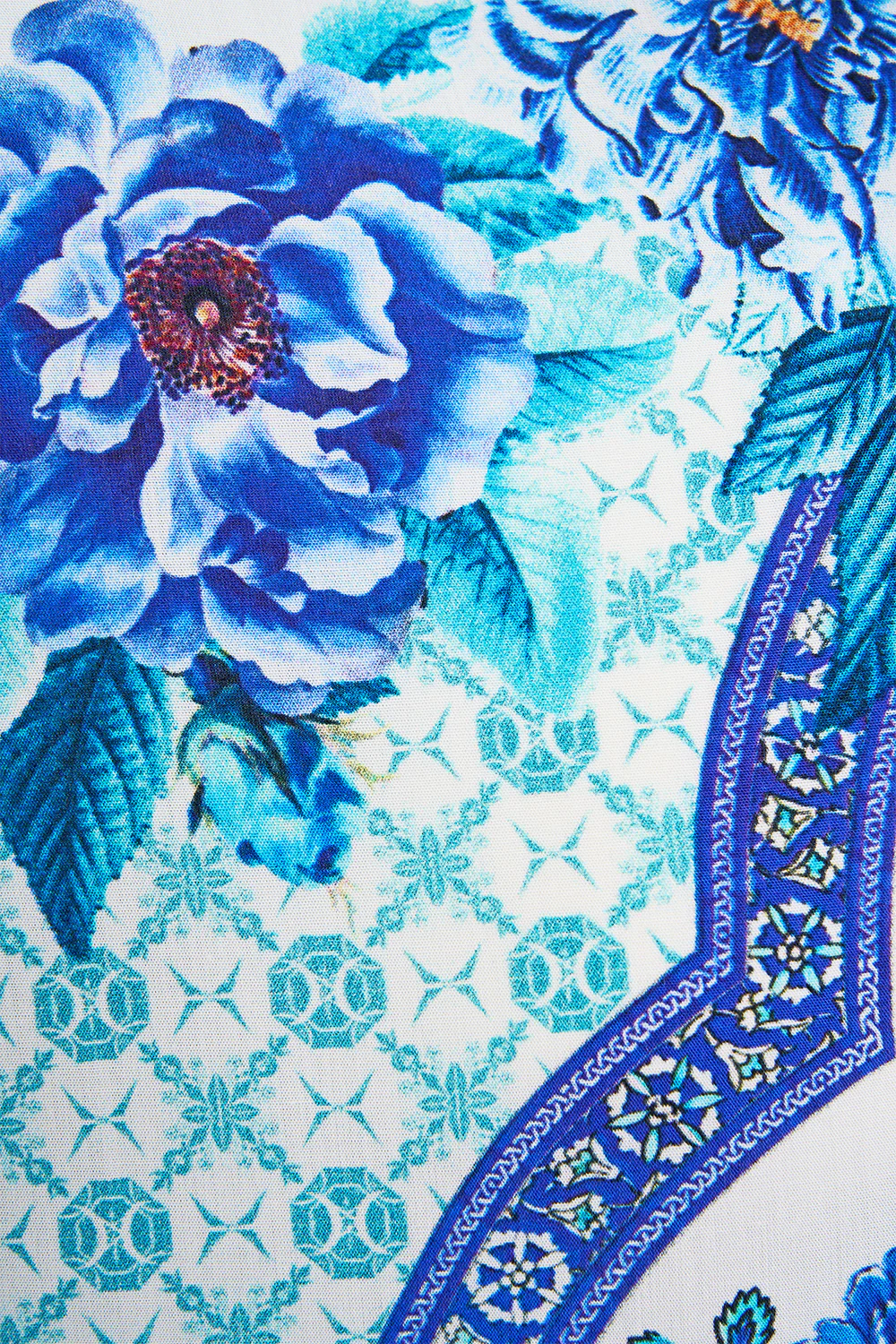 SHORT SLEEVE CAMP COLLARED SHIRT A CERAMIC GARDEN - Image 7
