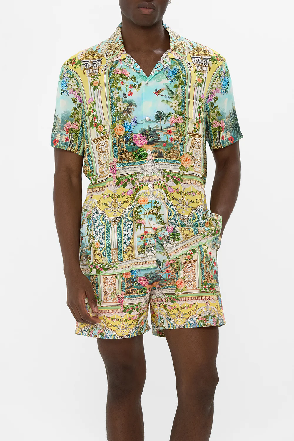 SHORT SLEEVE CAMP COLLARED SHIRT TALES OF TOPKAPI PALACE - Image 5