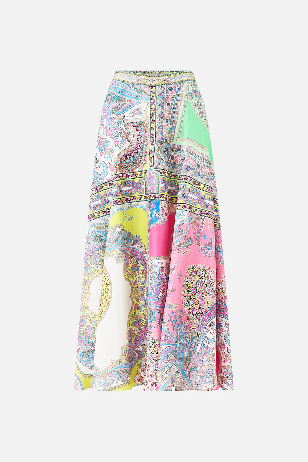 PANELLED FLARED LONG SKIRT MAGIC CARPET RIDE - Image 3