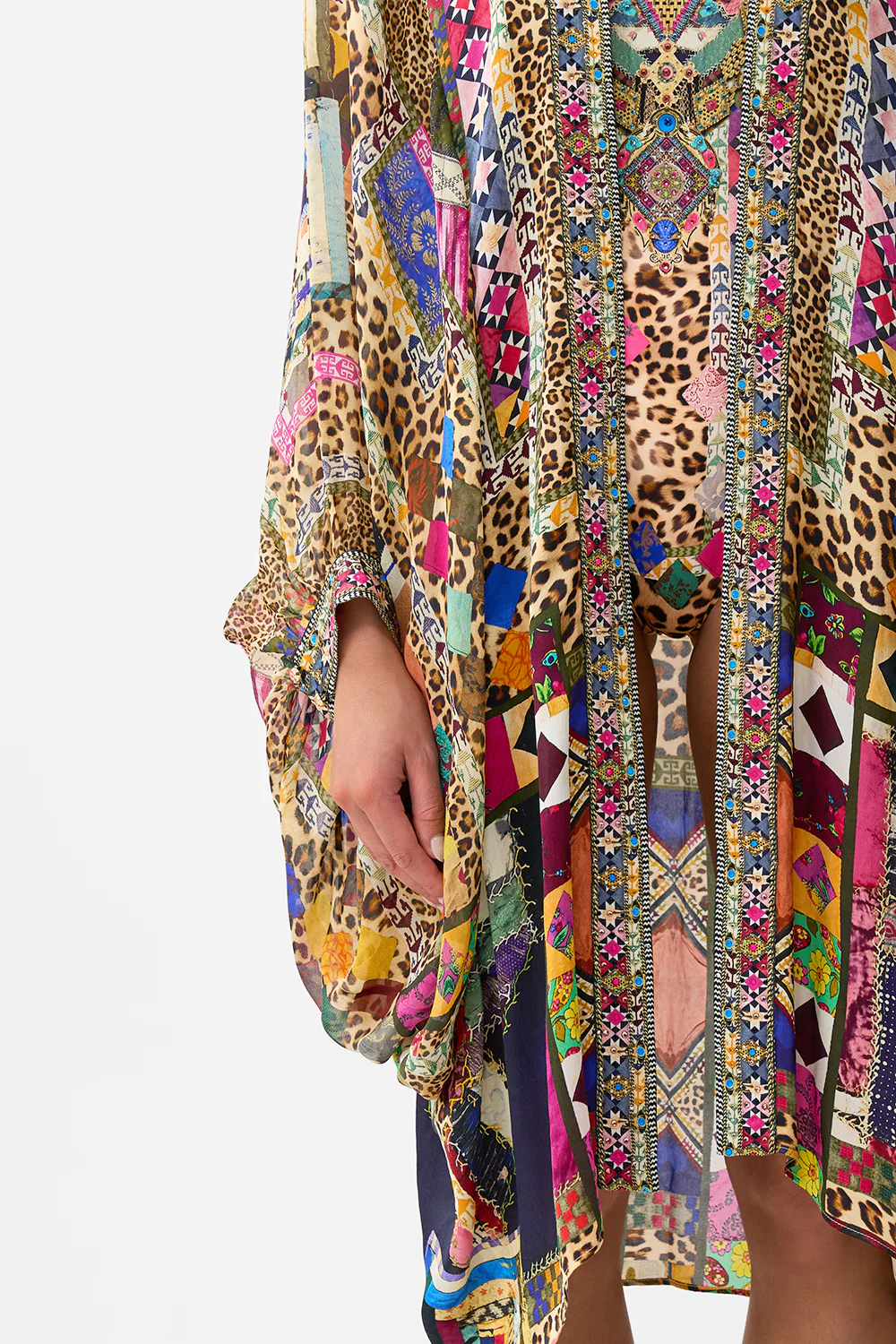 DRAMATIC SLEEVE COCOON LAYER EMBROIDERED EVER AFTER - Image 6