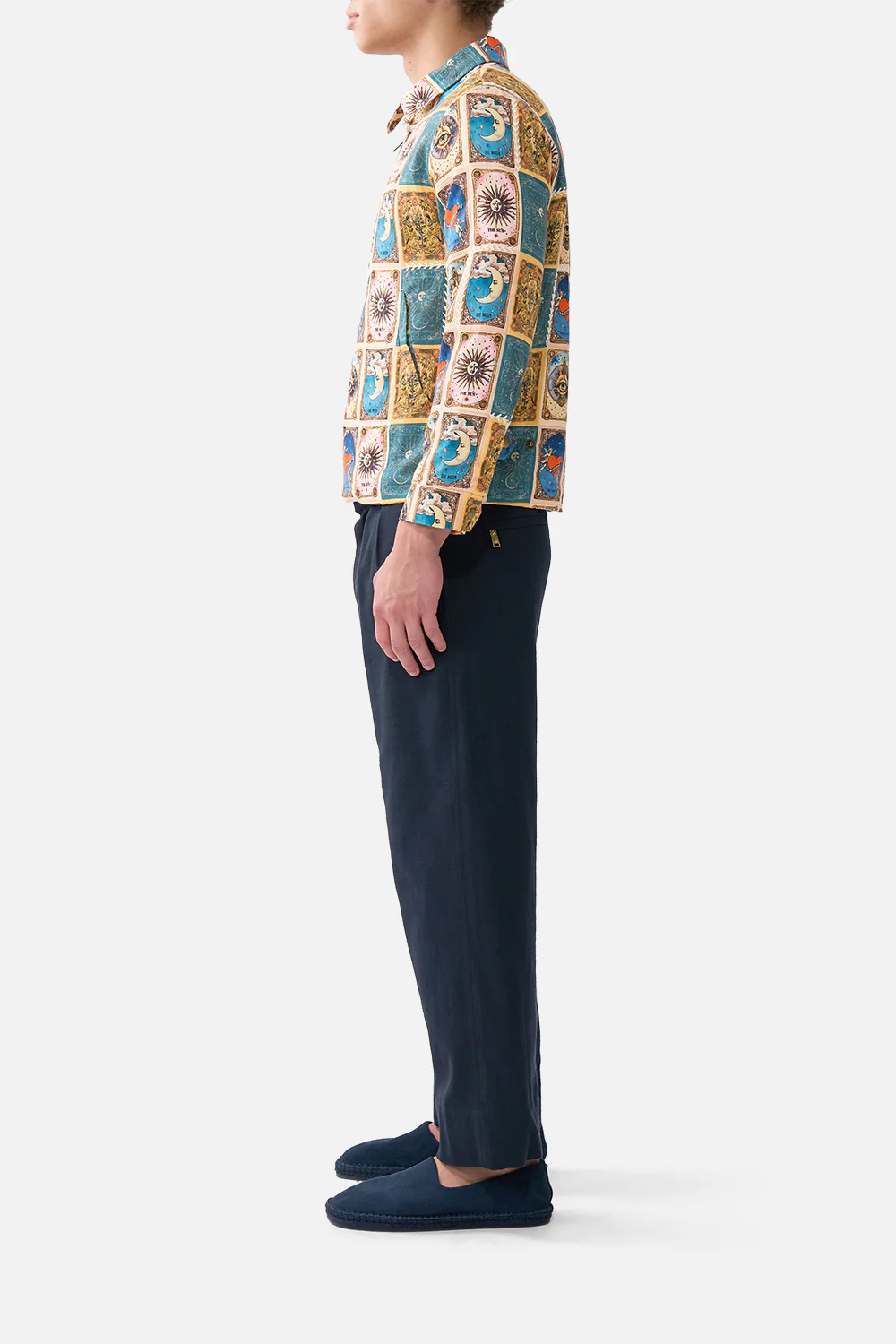 PATCHWORK CROP ZIP THROUGH JACKET HOUSE OF HOROSCOPES - Image 4