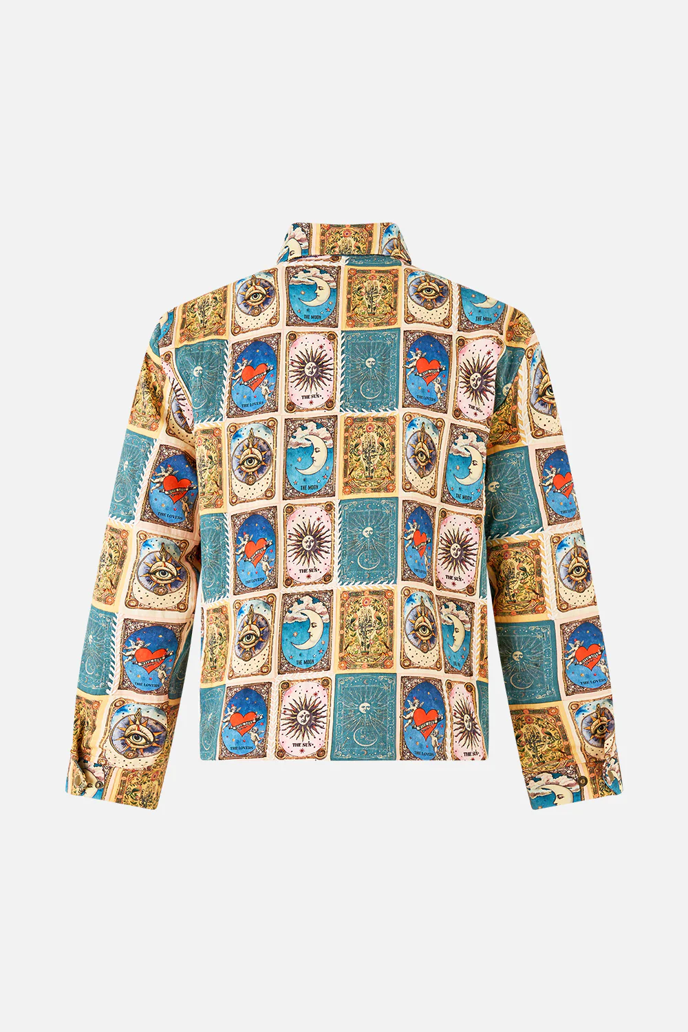 PATCHWORK CROP ZIP THROUGH JACKET HOUSE OF HOROSCOPES - Image 6