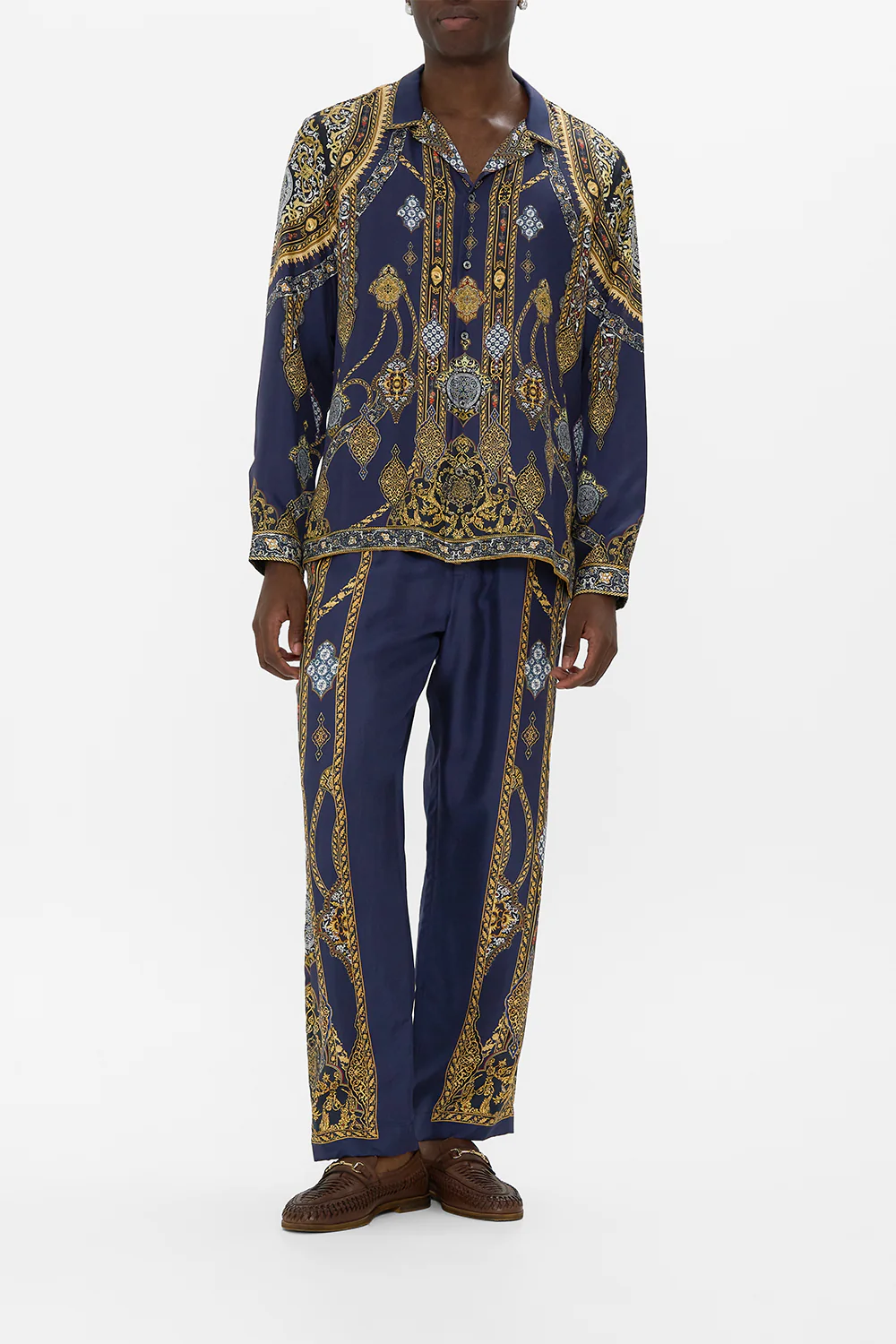 LONG SLEEVE CAMP COLLARED SHIRT THE IMPERIAL GATE