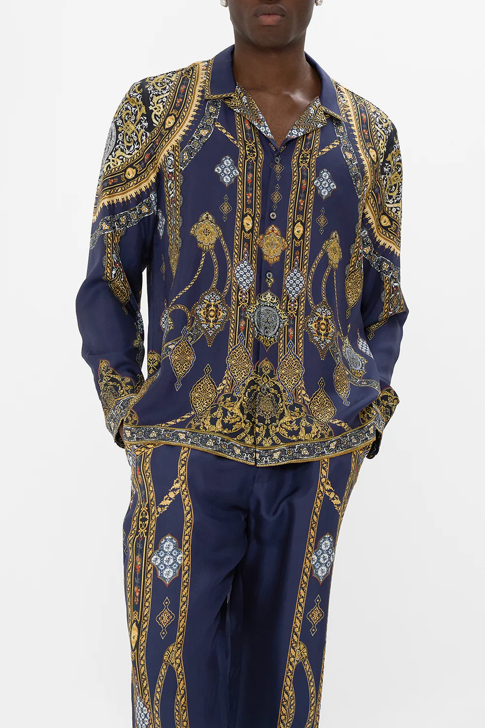 LONG SLEEVE CAMP COLLARED SHIRT THE IMPERIAL GATE - Image 5
