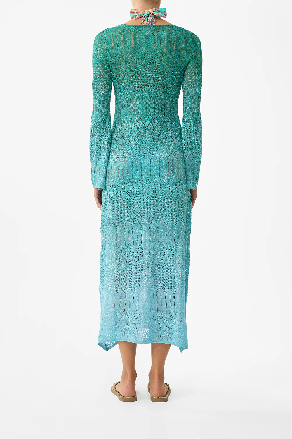 HARDWARE DETAIL PLUNGE KNIT DRESS THE CONCUBINES CORRIDOR - Image 2