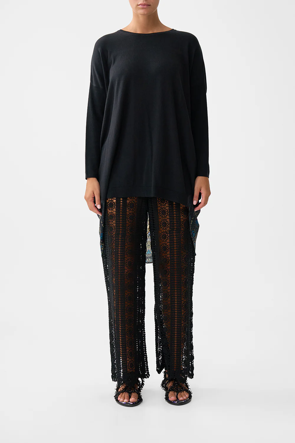 LONG SLEEVE JUMPER WITH PRINT BACK SONG OF THE SOLSTICE