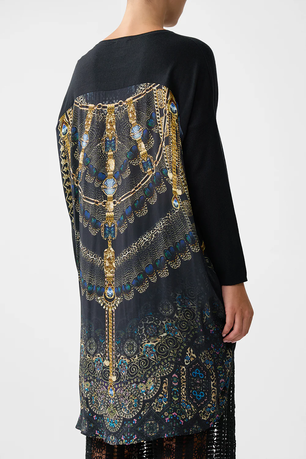 LONG SLEEVE JUMPER WITH PRINT BACK SONG OF THE SOLSTICE - Image 5