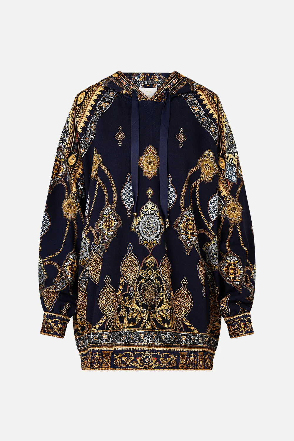 SILK BAND OVERSIZED HOODIE WITH POCKETS THE IMPERIAL GATE - Image 3