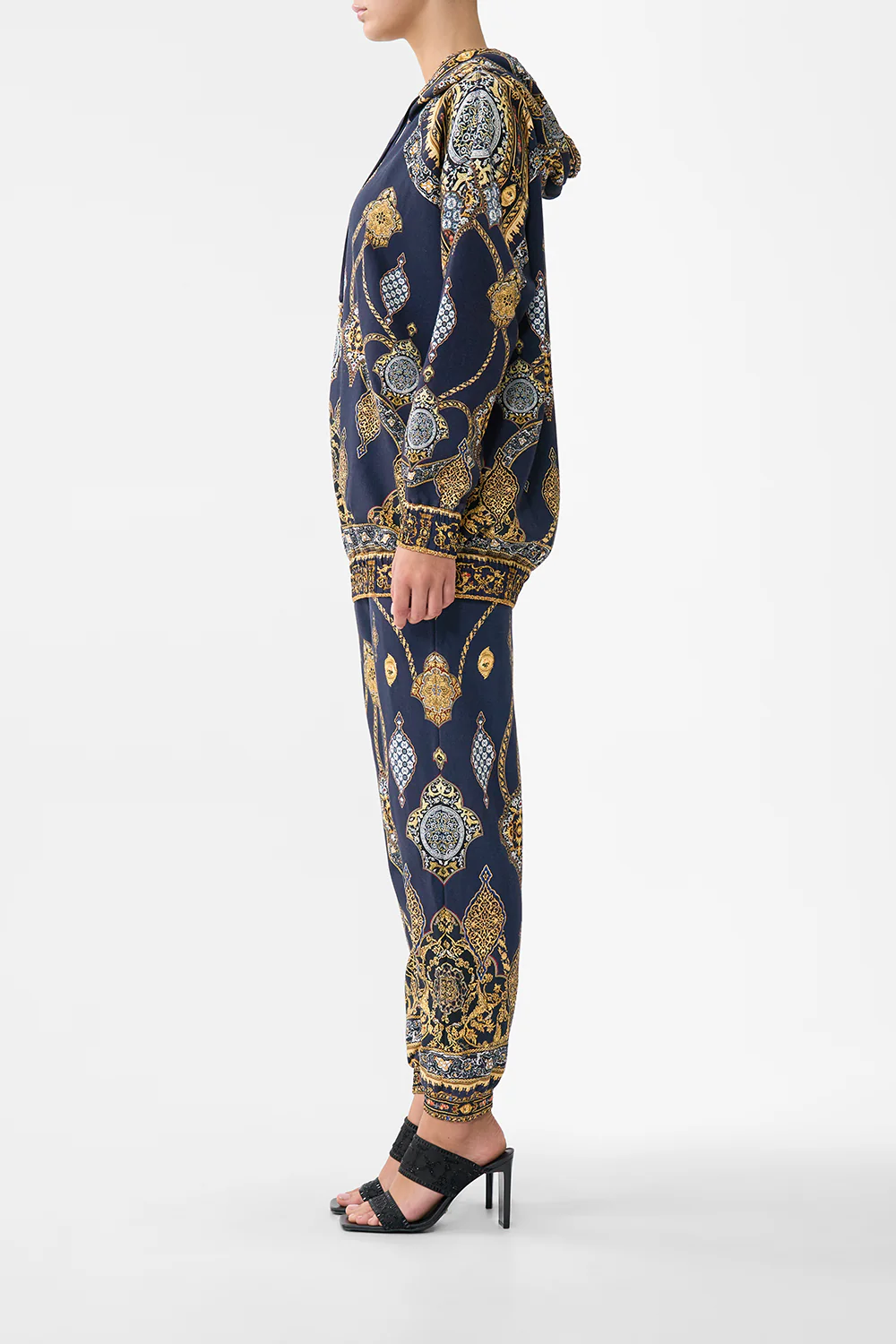 SILK BAND OVERSIZED HOODIE WITH POCKETS THE IMPERIAL GATE - Image 4