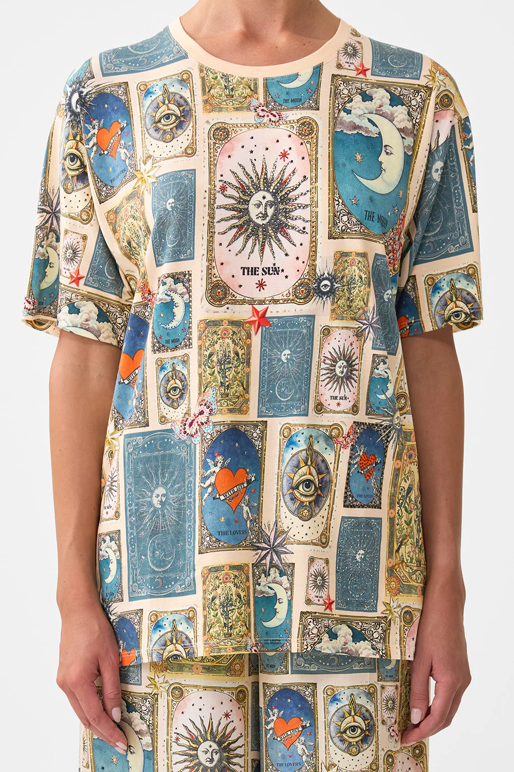 OVERSIZED BAND TEE MY LUCKY STARS - Image 5