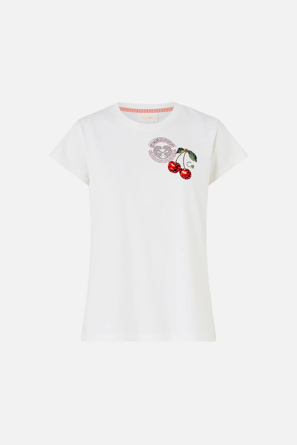 SLIM FIT ROUND NECK T-SHIRT NOTES FROM THE ROAD - Image 3