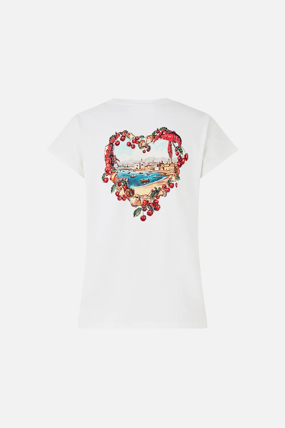 SLIM FIT ROUND NECK T-SHIRT NOTES FROM THE ROAD - Image 6