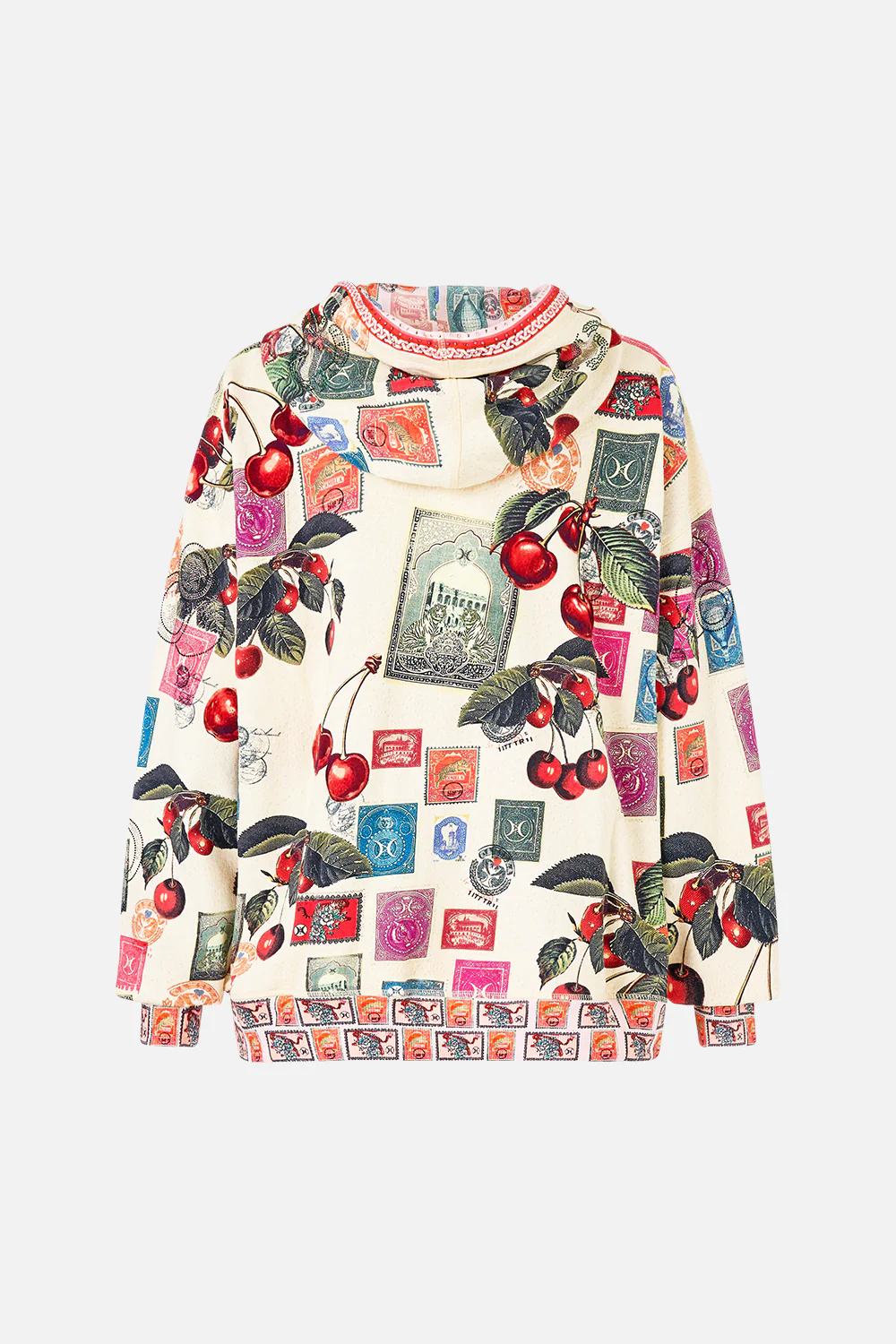 HOODIE WITH SIDE POCKETS NOTES FROM THE ROAD - Image 6