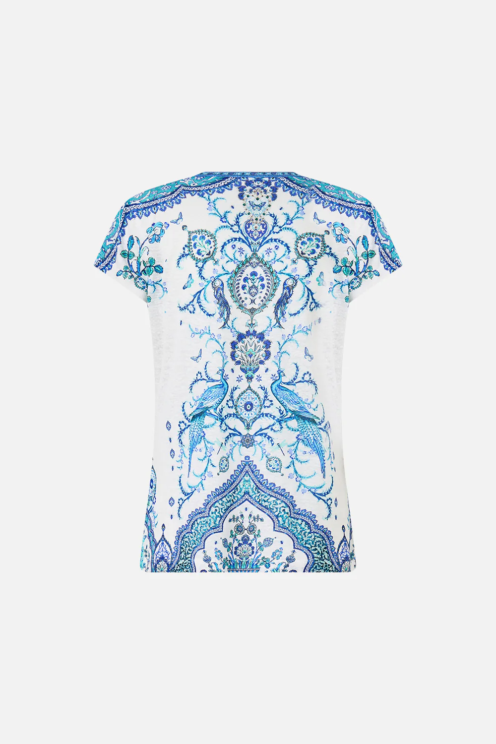 V NECK FITTED TEE ISNIK LULLABY - Image 7