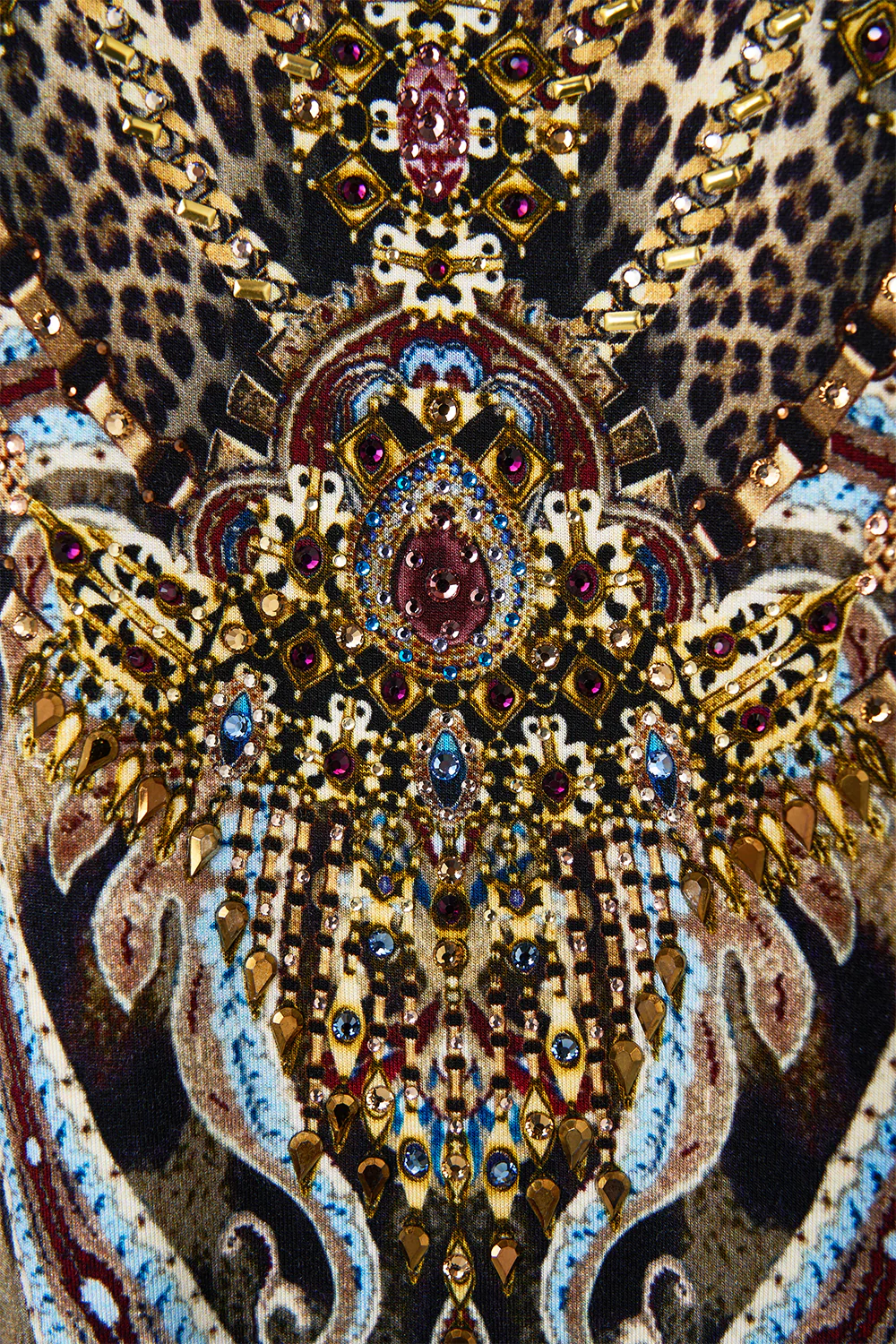 JERSEY SCOOP BACK HEM DRESS ISTANBUL ANIMALIA - Image 7