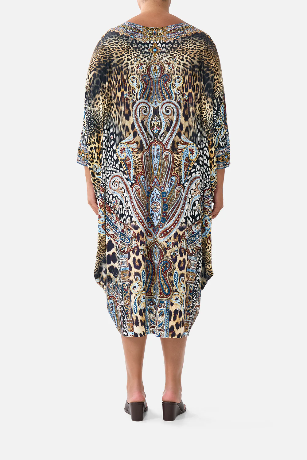 JERSEY SCOOP BACK HEM DRESS ISTANBUL ANIMALIA - Image 9