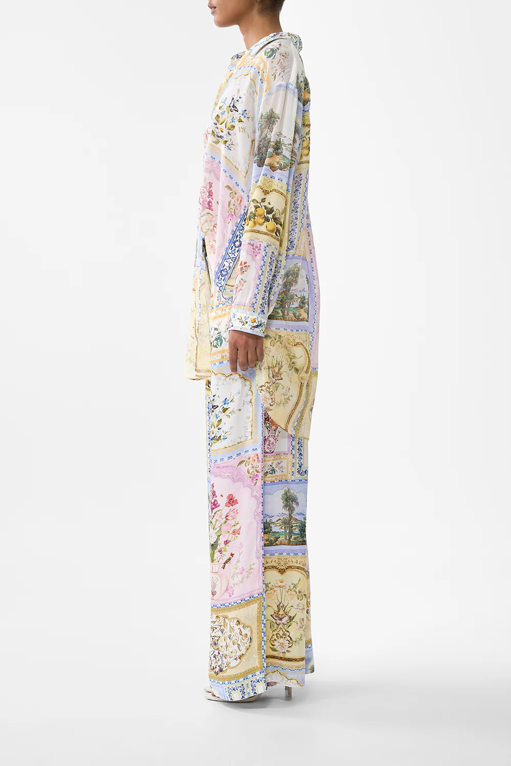 WIDE LEG WAISTED PANT BOTANICAL BALLADS - Image 4