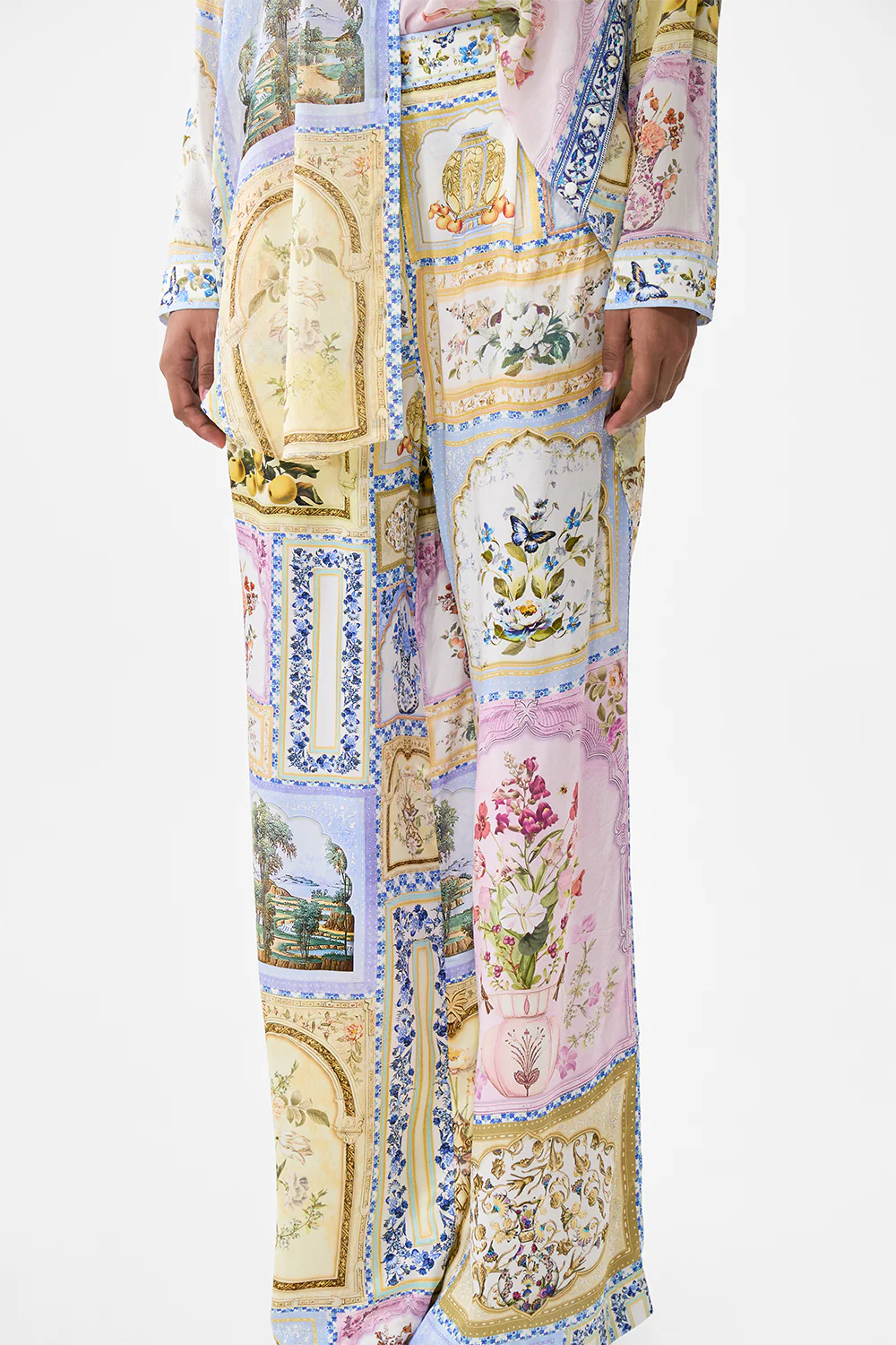 WIDE LEG WAISTED PANT BOTANICAL BALLADS - Image 5