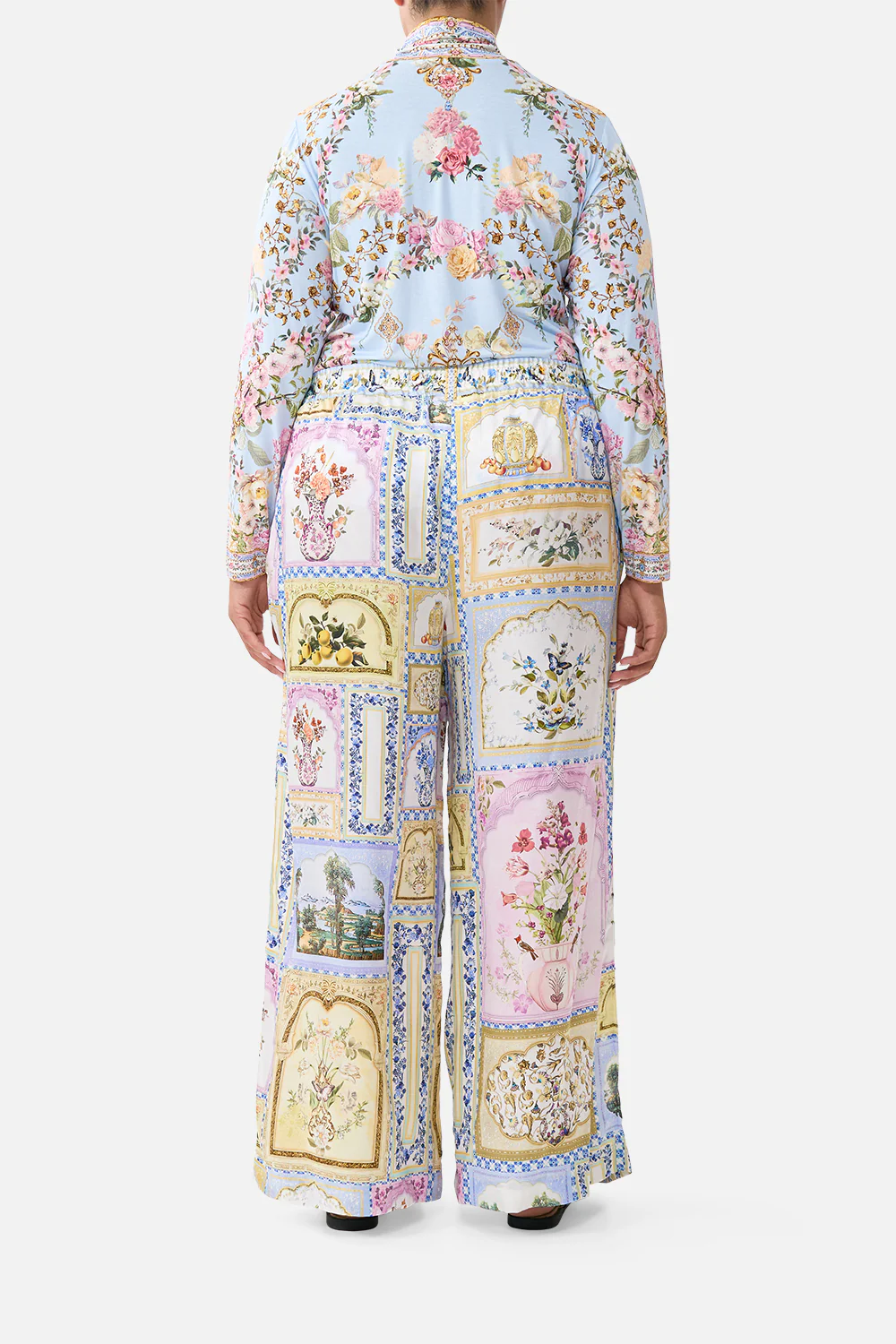 WIDE LEG WAISTED PANT BOTANICAL BALLADS - Image 9