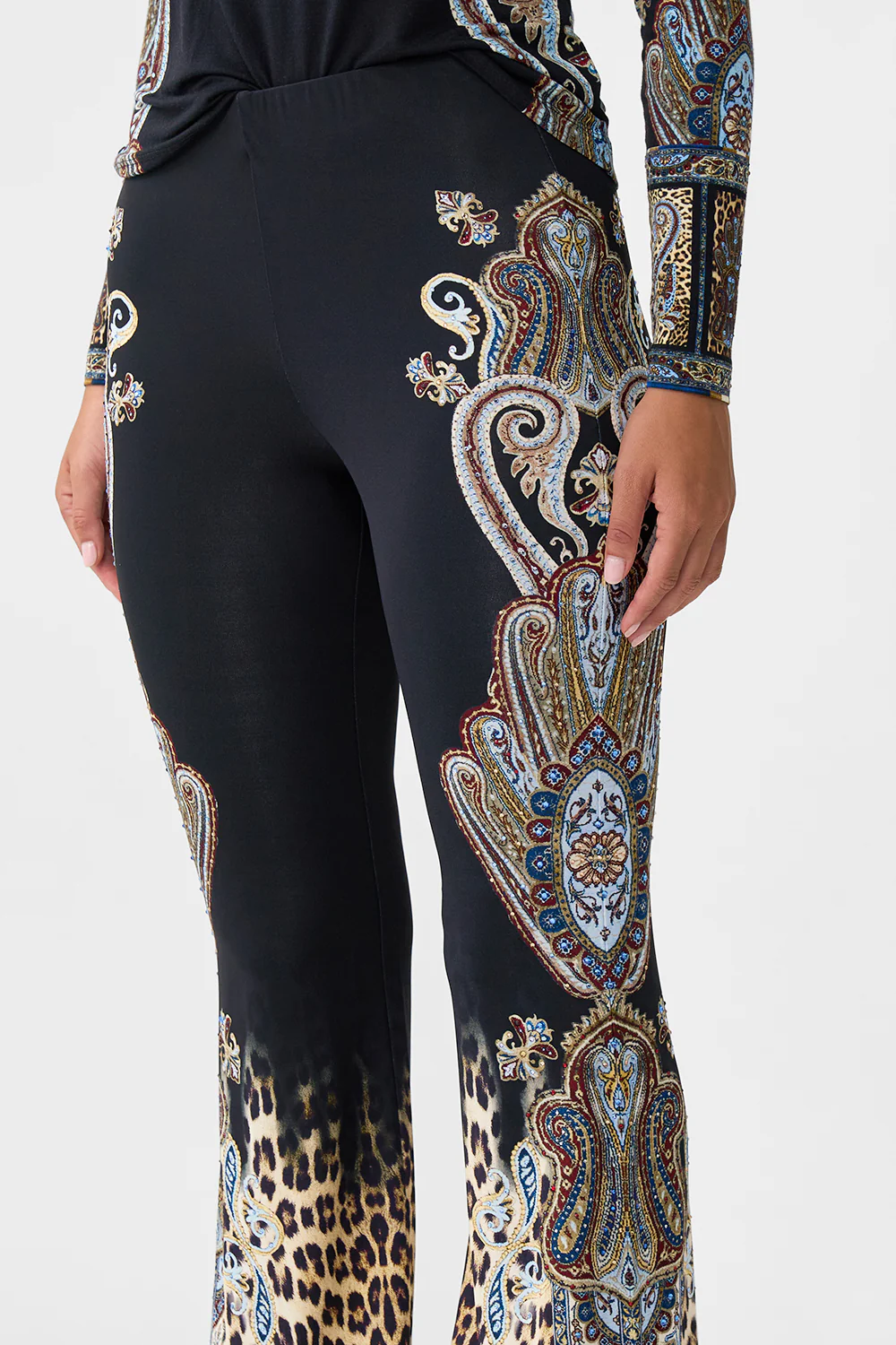 JERSEY FLARE PANT ISTANBUL ANIMALIA - Image 5
