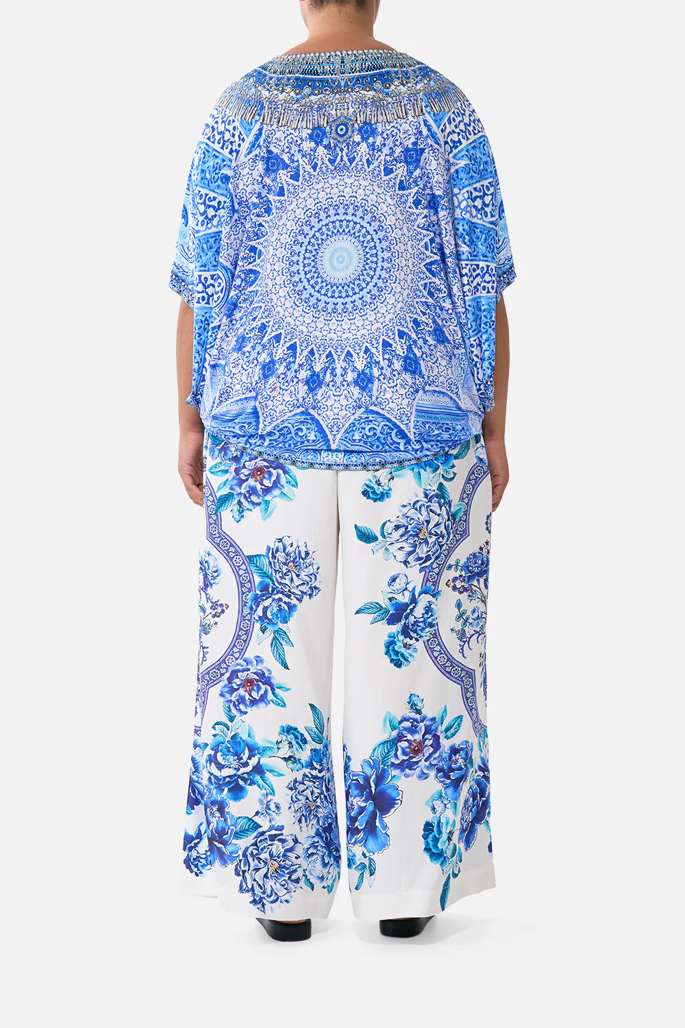 WIDE LEG WAISTED PANT A CERAMIC GARDEN - Image 10