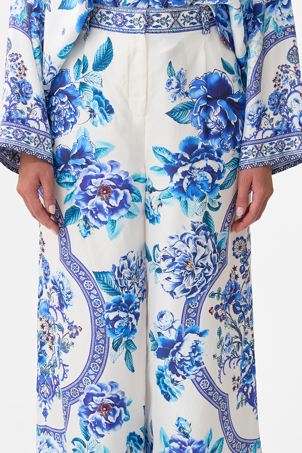 WIDE LEG WAISTED PANT A CERAMIC GARDEN - Image 6